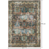 Buy Vintage Oriental Carpet - (290x200 cm) - Yula Multicolour 61385 - prices