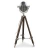 Buy Vintage tripod projector floor lamp steel and wood Brown 45549 - prices