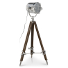 Buy Vintage tripod projector floor lamp steel and wood Brown 45549 at Privatefloor