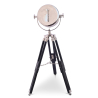 Buy Vintage Tripod projector Floor lamp - Stainless steel and Wood – Black varnish Black 45674 home delivery