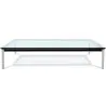 Square coffee table - Glass - 120 cm - Kart image 7