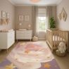 Large Kids Floral Star Design Carpet - Pink (290x200 cm) - Alvi image 7