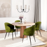 Corduroy Upholstered Dining Chair - Feudum image 7