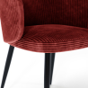 Corduroy Upholstered Dining Chair - Feudum image 7