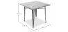 Square Industrial Design Dining Table - Stylix image 7