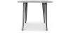 Square Industrial Design Dining Table - Stylix image 7