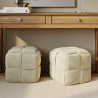 Square Corduroy Upholstered Pouf - Modern Design - Cube image 7