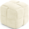 Square Corduroy Upholstered Pouf - Modern Design - Cube image 7