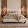 Double bed 160x200 CM Bed - Upholstered in Bouclé Fabric - Dream image 7