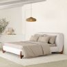 Double bed 160x200 CM Bed - Upholstered in Bouclé Fabric - Dream image 7