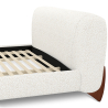 Headboard and Bed Frame for 160x200 CM Bed - Upholstered in Bouclé Fabric - Delicious image 7