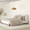 Headboard and Bed Frame for 180x200 CM Bed - Upholstered in Bouclé Fabric - Dream image 7