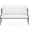 Outdoor Sofa 135cm - Aluminum and Synthetic Rattan - Brawma image 7