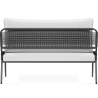 Outdoor Sofa 135cm - Aluminum and Synthetic Rattan - Brawma image 7