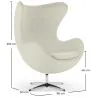 Armchair with armrests -Upholstered in Boucle Fabric - Brave image 7