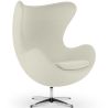 Armchair with armrests -Upholstered in Boucle Fabric - Brave image 7