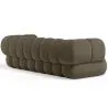 Velvet Upholstered Sofa - Modern Style - 2/3 Seater - Curved Teddy image 7