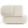 Bouclé Upholstered Sofa - Modern Style - 2/3 Seats - Curved Teddy image 7