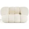 Bouclé Fabric Upholstered Armchair - Modern Style - Curved Teddy image 7