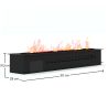 Decorative Electric Fireplace with Water Vapor Flame - 50CM image 7