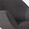 Upholstered Curved Design Contemporary Style Armchair - Mirrel image 7