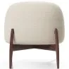 Curved Scandinavian Design Upholstered Armchair - Larseen image 7