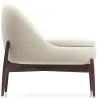 Curved Scandinavian Design Upholstered Armchair - Larseen image 7