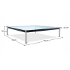 Buy Glass Coffee Table Kart10 - 70cm Steel 13298 with a guarantee