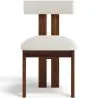 Set Dining Table Round with 6 Wooden Chairs - Minimalist Design - Ivette image 7
