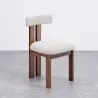 Set Dining Table Round with 6 Wooden Chairs - Minimalist Design - Ivette image 7