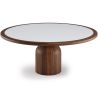 Set Dining Table Round with 6 Wooden Chairs - Minimalist Design - Ivette image 7
