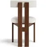 Set Dining Table Round with 6 Wooden Chairs - Minimalist Design - Ivette image 7