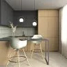 Bar Stool - Scandinavian Design - Wooden Legs - Nordika image 7