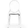 Pack of 2 Dining Chairs Transparent - Estilo Victoria  image 7