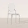 Pack of 2 Dining Chairs Transparent - Estilo Victoria  image 7