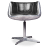 Buy Lounge Chair - Design Chair - Leather & Metal - Cognac Black 48384 - in the EU