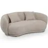 Curved Contemporary Style Design Sofa Upholstered in Chenille - Curvy image 7