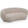 Curved Contemporary Style Design Sofa Upholstered in Chenille - Curvy image 7