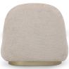 Curved Contemporary Style Design Armchair Upholstered in Chenille - Larry image 7