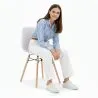 Dining Chair - Scandinavian Design - Wooden Legs - Skögur image 7