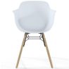 Dining Chair - Scandinavian Design - Wooden Legs - Pack of 2 - Nordika image 7