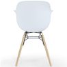 Dining Chair - Scandinavian Design - Wooden Legs - Pack of 2 - Nordika image 7