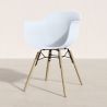 Dining Chair - Scandinavian Design - Wooden Legs - Pack of 2 - Nordika image 7