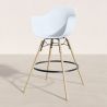 Bar Stool - Scandinavian Design - Wooden Legs - Pack of 2 - Nordika image 7