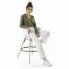 Bar Stool - Scandinavian Design - Wooden Legs - Pack of 4 - Nordika image 7