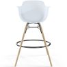 Bar Stool - Scandinavian Design - Wooden Legs - Pack of 4 - Nordika image 7