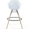 Bar Stool - Scandinavian Design - Wooden Legs - Pack of 4 - Nordika image 7