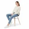 Dining Chair - Scandinavian Design - Wooden Legs - Pack of 4 - Skögur image 7
