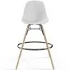 Bar Stool - Scandinavian Design - Wooden Legs - Pack of 4 - Skögur image 7