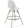 Bar Stool - Scandinavian Design - Wooden Legs - Pack of 4 - Skögur image 7